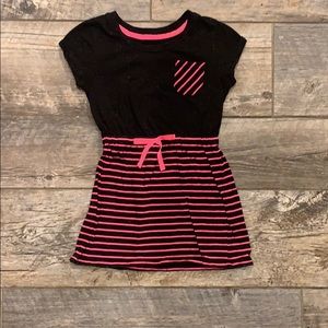 Girls Hot Pink Spring Dress